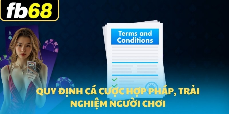 Điều Kiện Và Điều Khoản 3 Quy định cá cược hợp pháp, trải nghiệm người chơi