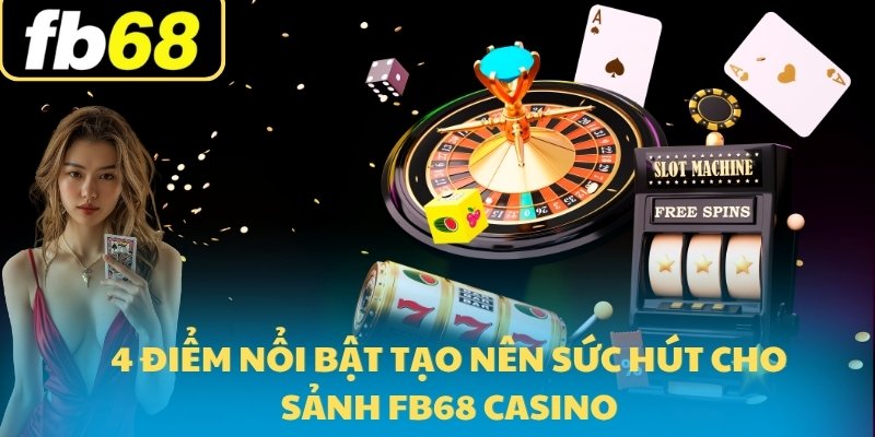 FB68 Casino 1 4 điểm nổi bật tạo nên sức hút cho sảnh FB68 casino