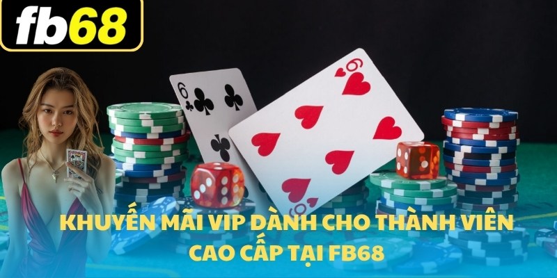 Khuyến Mãi FB68 3 Khuyến mãi vip dành cho thành viên cao cấp tại FB68